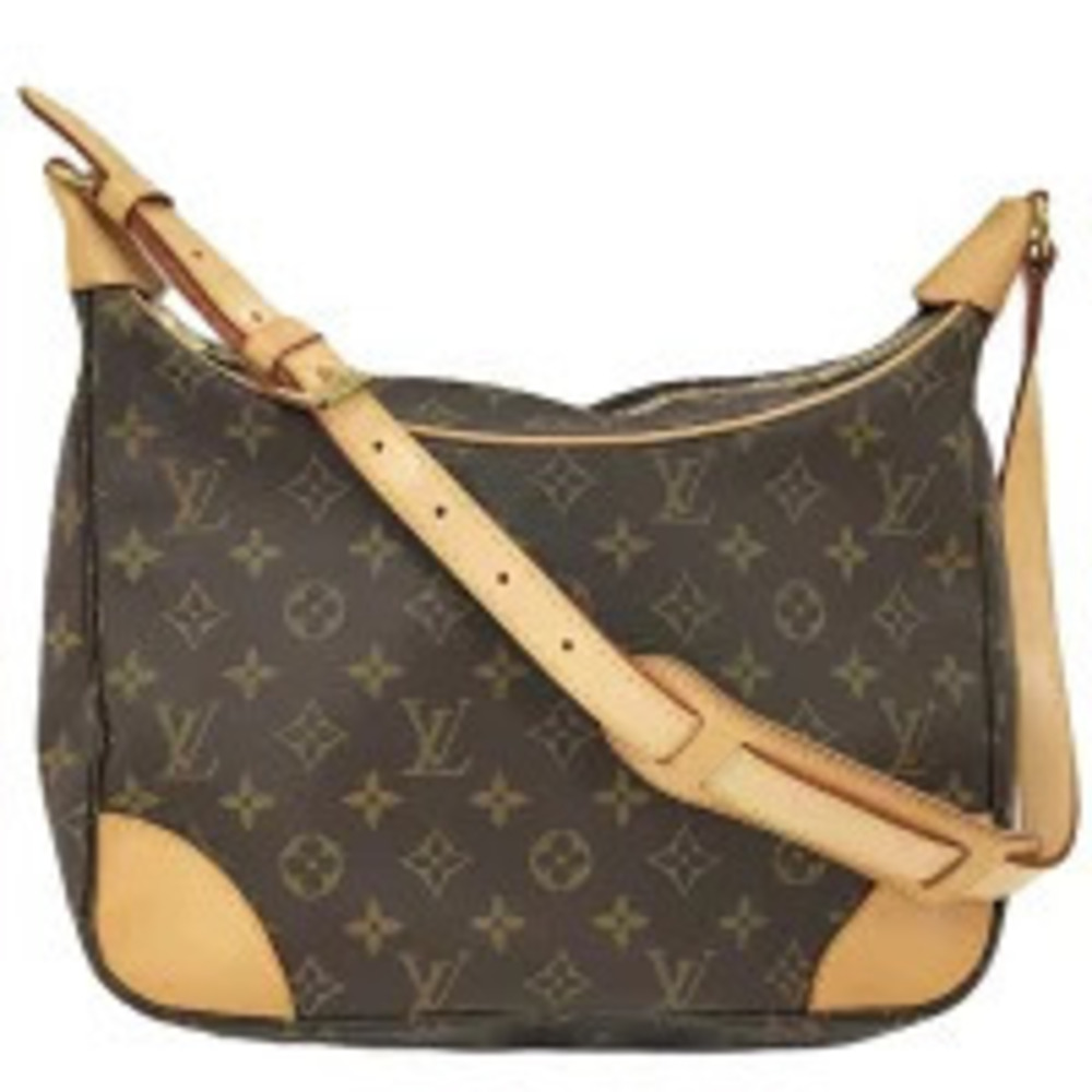 LOUIS VUITTON Shoulder Bag Boulogne Brown Monogram